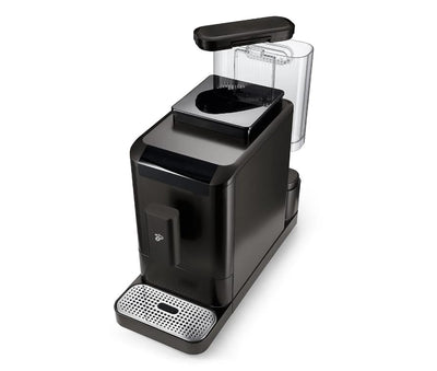 Tchibo Kaffeevollautomat Esperto2 Milk mit One-Touch Milchfunktion und 2-Tassen-Funktion für Espresso, Caffè Crema, Capuccino und Milchschaum, Granite Black - INKLUSIVE Kaffeeprobierset GRATIS