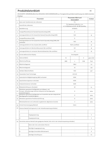 TCL 43T69C 43 Zoll QLED, Direct LED TV, 4K HDR TV, Smart Google TV (Dolby Vision & Atmos, Motion Clarity, Kompatibel mit Google Assistant & Alexa)