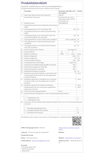 Philips Ambilight 55PUS8600 4K QLED Smart TV - 55 Zoll Display mit P5 Perfect Picture Engine Ultra HD, Titan OS, Dolby Vision und Dolby Atmos Sound