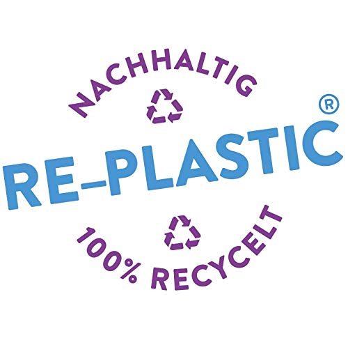 WISSNER® 400 Wendeplättchen in rot-blau aus RE-Plastic, Rechenplättchen für den Mathematikunterricht in der Grundschule, Plättchen