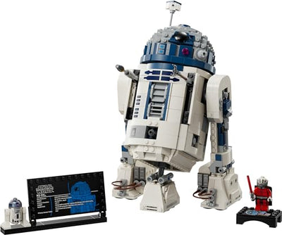 LEGO Star Wars 75379 R2-D2 Spielzeug – Spielfigur zum Ausstellen mit drehbarem Kopf, Periskop und Werkzeugen mit Darth Malak Minifigur – Geschenk für Jungs ab 10 Jahren und Erwachsene