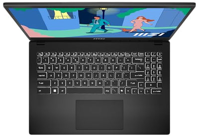 MSI Modern 15 Lifestyle & Business Laptop, 15,6 Zoll Full HD Display, AMD Ryzen 7 7730U Prozessor, 16 GB DDR4 RAM, 512GB SSD, AMD Radeon Graphics, Windows 11 Home, Schwarz, B7M-471
