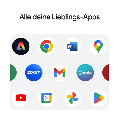 HP Chromebook x360, 14" Touchscreen, Intel Celeron N4120, 4 GB DDR4 RAM, 64 GB eMMC, Intel UHD Graphics 600, ChromeOS, QWERTZ, Ceramic White