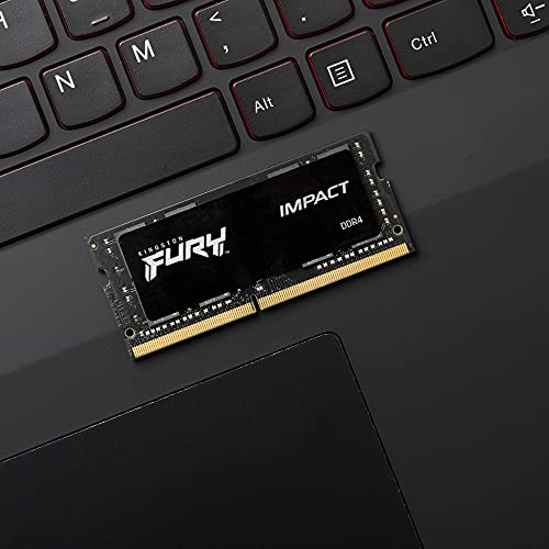 Kingston FURY Impact KF432S20IBK2/64 GB Laptop-Speicherset, 32 GB (2 x 32 GB), 3200 MHz DDR4 CL20, Schwarz
