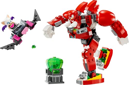 LEGO Sonic The Hedgehog Knuckles‘ Wächter-Mech, Actionfigur-Spielzeug für Jungen und Mädchen ab 8 Jahren, mit Master Emerald und weiteren Figuren aus dem Videospiel, Geschenk-Idee für Kinder 76996