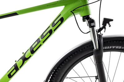 Axess Sandee ATB Mountainbike | MTB-Hardtail | 14-Gang Schaltung | Mechanische Scheibenbremsen, Farbe:matt Green, Rahmengröße:16 Zoll, Laufradgröße:27.5 Zoll