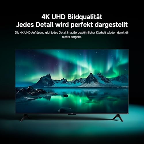 Xiaomi F, 43 Zoll (109 cm), 4K UHD, Smart TV, Fire TV, Triple Tuner DVB-C/S/S2/T/T2,HDR10, MEMC,Sprachsteuerung mit Alexa, 2GB+32GB, Kompatibel mit Apple AirPlay