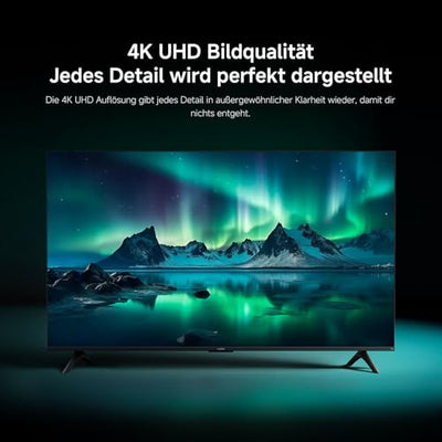 Xiaomi F, 43 Zoll (109 cm), 4K UHD, Smart TV, Fire TV, Triple Tuner DVB-C/S/S2/T/T2,HDR10, MEMC,Sprachsteuerung mit Alexa, 2GB+32GB, Kompatibel mit Apple AirPlay