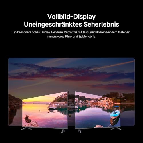 Xiaomi F Pro, 50 Zoll (127 cm), 4K UHD QLED, Smart TV, Fire TV, Triple Tuner DVB-C/S/S2/T/T2, HDR10, Game Boost mode 120Hz, MEMC, Sprachsteuerung mit Alexa, 2GB+32GB, Kompatibel mit Apple AirPlay