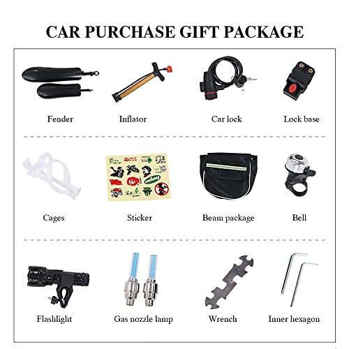 Wmmner Mountainbike 24/26 Zoll, Mountainbike Trail Bike für Erwachsene mit Fettreifen, 7/21/24/27/30, Rahmen aus Stahl mit hohem Kohlenstoffgehalt, doppelte Federung Com