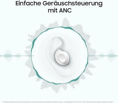 Samsung Galaxy Buds FE Kabellose Bluetooth-Kopfhörer inkl. araree Bean Case, Active Noise Cancelling (ANC), 3 Mikrofone, Touch Control, Tiefer Bass, Mit Ladekabel, Graphite [Exklusiv bei Amazon]