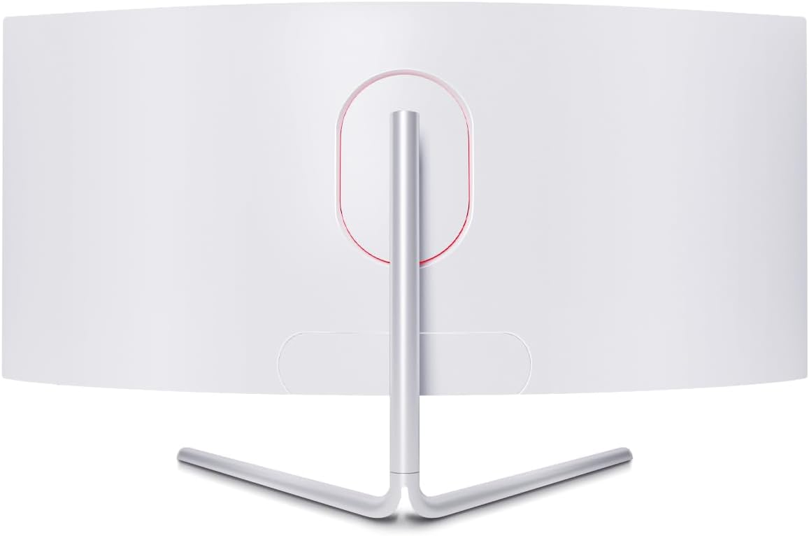 LC-Power LC-M34-UWQHD-100-C-V3 Gaming Monitor 34" Curved Ultra WQHD Display 21:9, 100Hz, 1500R, Adaptive Sync, VA, 1*HDMI, DP, DVI,AUX, schwarz weiß