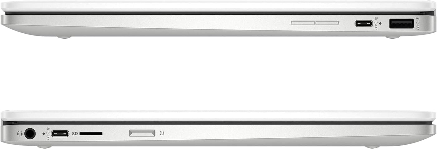 HP Chromebook x360, 14" Touchscreen, Intel Celeron N4120, 4 GB DDR4 RAM, 64 GB eMMC, Intel UHD Graphics 600, ChromeOS, QWERTZ, Ceramic White
