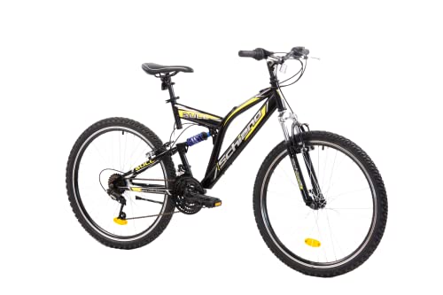 F.lli Schiano Bull Mountainbike 26 Zoll, in Schwarz-Gelb