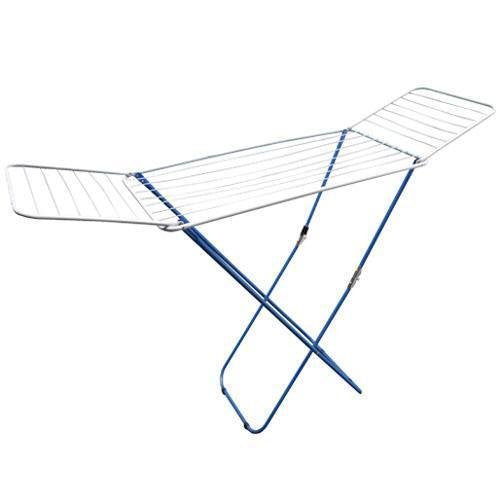 rg-vertrieb Wäscheständer Flügelwäschetrockner blau Wäschetrockner Wäsche Trocknen 18m Länge 184cm x 50cm x 102cm