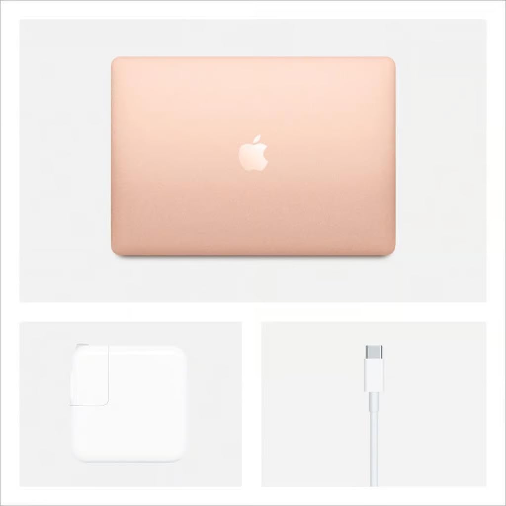 2018 Apple MacBook Air mit 1.6GHz Intel Core i5 (13-zoll, 16GB RAM, 512GB SSD Kapazität) (QWERTZ German) Gold (Generalüberholt)