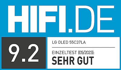 LG OLED55C37LA TV 139 cm (55 Zoll) OLED evo Fernseher (Smart TV, Brightness Booster, 120 Hz) [Modelljahr 2023]