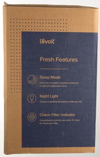 LEVOIT Luftreiniger HEPA Filter für Allergiker, Luftfilter gegen Schimmel Staub Pollen Gerüche, CADR 170m³/h bis zu 35㎡ Raucherzimmer, Air Purifier Schlafmodus Nachtlicht Timer, App Steuerung