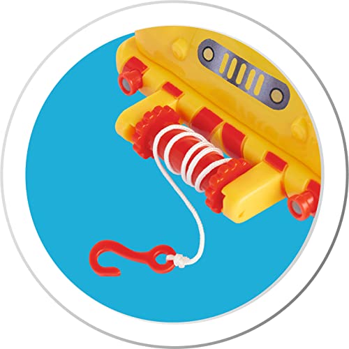 Simba 109251094 - Feuerwehrmann Sam Feuerwehrauto Venus 2.0 mit Figur, Originalsound, Blaulicht, Pfeilschussfunktion, Türen zum Öffnen, Penny Spielfigur, viel Zubehör, 19cm, ab 3 Jahren