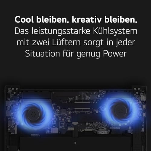 2024 LG gram Pro 16 Zoll Notebook - 1199g Intel Core Ultra7 Laptop (32GB RAM, 2TB Dual SSD, 24,5h Akkulaufzeit, IPS Panel Anti-Glare Display, Win 11 Pro) - Schwarz