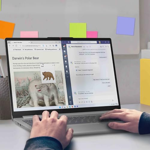 Lenovo IdeaPad Slim 3 Notebook 15,6 Zoll (39,6 cm) FHD (1920 x 1080), Intel Core i7-13620H, RAM 16 GB, 512 GB SSD, WiFi 6, Windows 11 - Arctic Grey, exklusiv von Amazon, Portugiesisch QWERTY