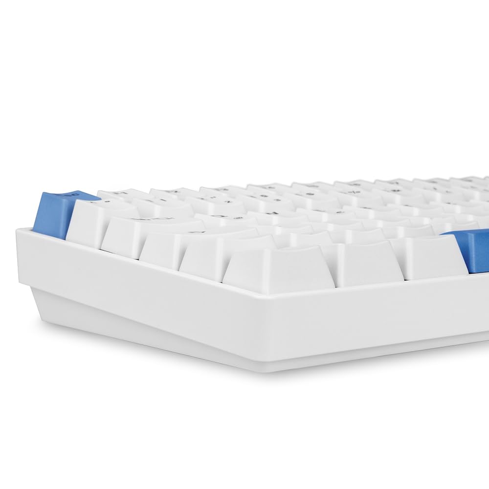 Sharkoon Skiller SGK50 S3 PBT Weiß, RGB Gaming Keyboard, Gateron G PRO 3.0 Yellow, 75% Layout