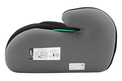 Sparco Kinderautositz-Erhöhung Schwarz und Grau i-Size. Neue Europäische Norm 2024 ECE 129/03. 125-150 cm