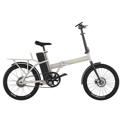 Cecotec Faltbares Elektrofahrrad Folding. 35 km Reichweite, 270 Wh Akku, Doppel-Bremsscheiben, 20-Zoll-Räder, Shimano-Schaltung, Display, Hi-Ten-Stahlrahmen