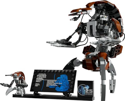 LEGO Star Wars Droideka Set, Droiden-Modellbausatz für Erwachsene, Deko für das Büro, Sammlerstück, Geschenkidee für Männer und Frauen 75381