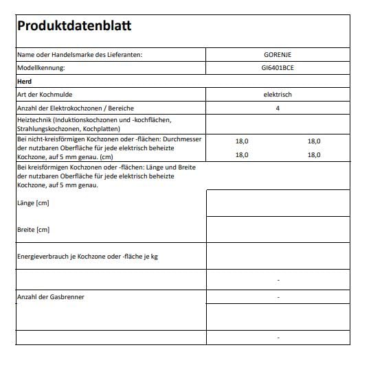 Gorenje GI6401BCE Induktions-Kochfeld / 60 cm/TouchControl/PowerBoost/Timer/ChildLock/Restwärmeanzeige/Schwarz