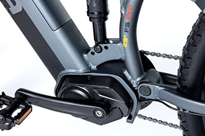 moma bikes Unisex-Adult EMTB 29" PRO Full SUSP. M-L Central Motor, Grey/Black