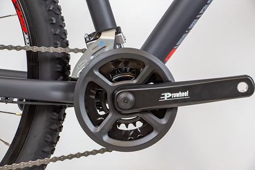 HEAD Unisex – Erwachsene Troy 2.0 Mountainbike, matt schwarz/rot, 46