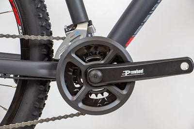 HEAD Unisex – Erwachsene Troy 2.0 Mountainbike, matt schwarz/rot, 46