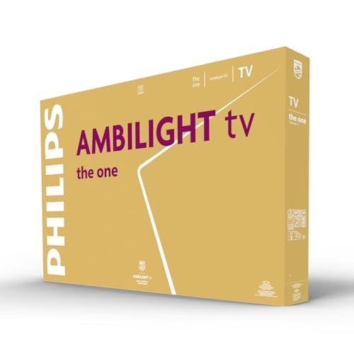 Philips Ambilight 'The One' 65PUS9000 4K QLED Smart TV - 65 Zoll Display mit P5 Perfect Picture Engine Ultra HD, Titan OS, Dolby Vision und Dolby Atmos Sound