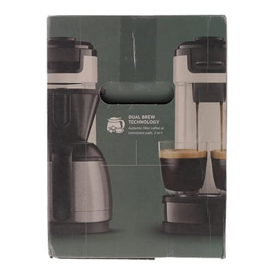 Philips Senseo Switch Pad- und Filterkaffeemaschine, 2-in-1-Brühtechnologie, 1-Liter-Wasserbehälter, 7 Tassen in einem Durchgang, Weiß (HD6592/04)
