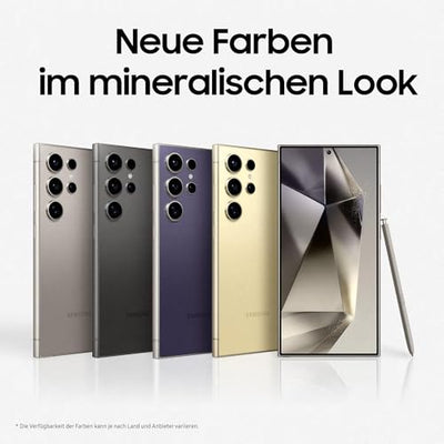 Samsung Galaxy S24 Ultra AI Smartphone, Android-Handy ohne Vertrag, 12GB RAM/512GB Speicher, 200-MP-Kamera, S Pen, Lange Akkulaufzeit, Titanium Violet, 3 Jahre Herstellergarantie