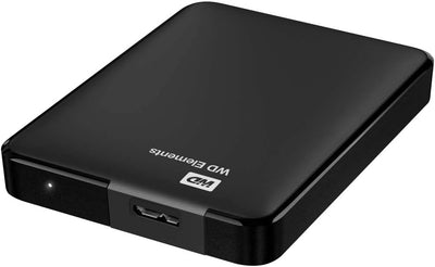 WD Elements Portable externe Festplatte 2 TB (mobiler Speicher, USB 3.0-Schnittstelle, Plug-and-Play, für Windows formatiert) Schwarz