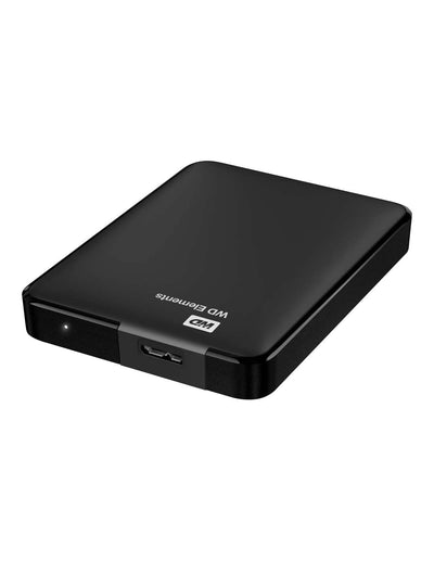 WD Elements Portable externe Festplatte 2 TB (mobiler Speicher, USB 3.0-Schnittstelle, Plug-and-Play, für Windows formatiert) Schwarz