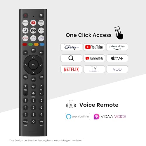 Hisense 55A85Q 139cm (55 Zoll) Fernseher, 4K UHD OLED Smart TV,120Hz, HDMI 2.1, Game Mode Pro, AMD FreeSync Premium, Dolby Vision IQ & Atmos, Bluetooth, Alexa Built-in, Schwarz, [2025]