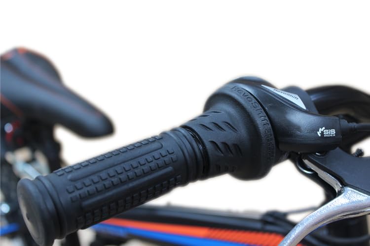 Talson 26 Zoll Mountainbike Fahrrad MIT GABELFEDERUNG & Beleuchtung 21-Gang Faster BBO