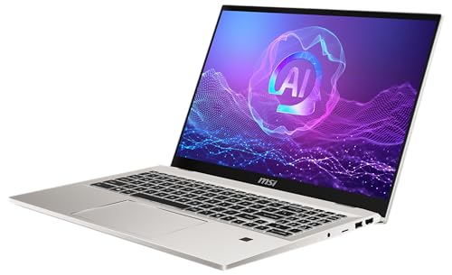 MSI Prestige A16 AI+, Business Laptop, Copilot+ PC, 16,0" QHD+, AMD Ryzen AI 9 365 Prozessor, 32 GB LPDDR5X-7500 RAM, 1 TB, AMD Radeon 880M, Windows 11 Home, QWERTZ Tastatur, A3HMG-036