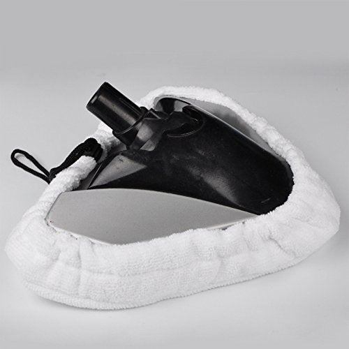 TaylorHe Dampfreiniger Tücher Waschbare Strapazierfähige Ersatztücher Dampfbesen, 6er Pack (3 x Mikrofaser, 3 x Korallen Mikrofaser) Ersatzpads für Dampfreiniger mit dreieckigem Boden