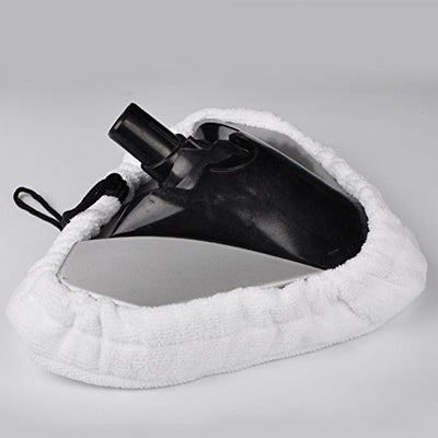 TaylorHe Dampfreiniger Tücher Waschbare Strapazierfähige Ersatztücher Dampfbesen, 6er Pack (3 x Mikrofaser, 3 x Korallen Mikrofaser) Ersatzpads für Dampfreiniger mit dreieckigem Boden