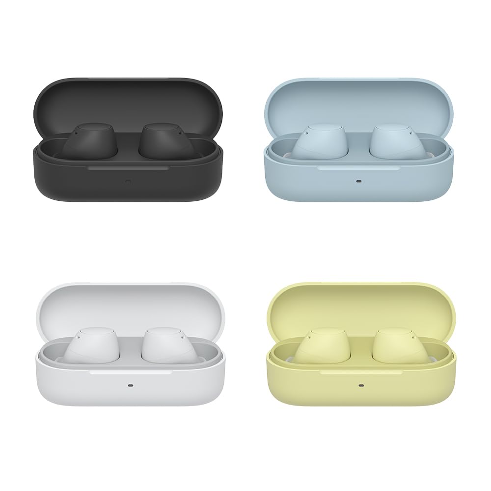 Sony WF-C510 Truly Wireless Kopfhörer - Kleine, leichte Bluetooth In-Ear-Kopfhörer mit Multipoint-Connection, Ambient Sound, IPX4 Rating, Spotify Tap, Quick Charge, 22 HR Akku, iOS & Android - Schwarz