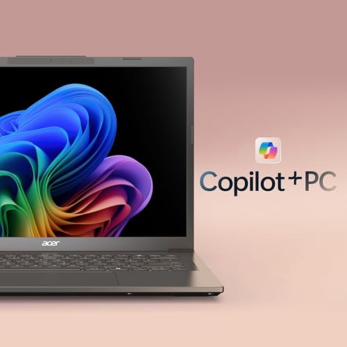 Acer Aspire 14 AI (A14-52M-790K) Laptop, 47 Tops, 14" WUXGA IPS Display, Intel Core Ultra 7 258V, 32 GB RAM, 1 TB SSD, Intel Arc Grafik 140V, Windows 11, QWERTZ Tastatur, grau