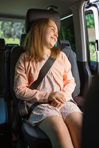 Osann Junior, Sitzerhöhung Auto Kinder, Kindersitzerhöhung ohne Isofix 126-150cm (ca. 15-36 kg), Sitzschale i-Size - Nero
