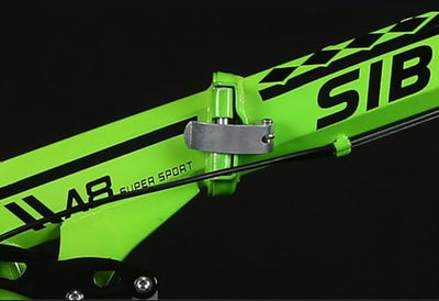 Wmmner Klappbares Mountainbike 24 Zoll 26 Zoll Erwachsenen- Und Studenten-Speedbike Mit Stoßdämpfer Mountainbike Fahrrad/B/24 Zoll