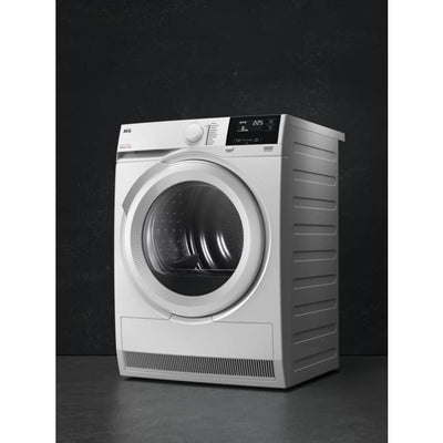 AEG Wärmepumpentrockner 8 kg – Serie 7000 SensiDry schonendes & energiesparendes Trockenverfahren – A++ – Mengenautomatik – Schontrommel – Knitterschutz – TR7T60580
