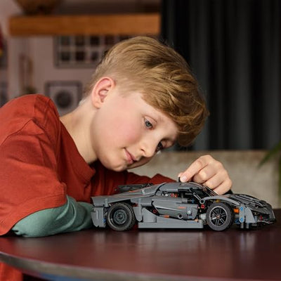LEGO Technic Koenigsegg Jesko Absolut Supersportwagen in Grau, Bauspielzeug für Jungen und Mädchen, Spielzeugauto für Kinder, Geschenk für Autofans, Dekoration für das Kinderzimmer 42173