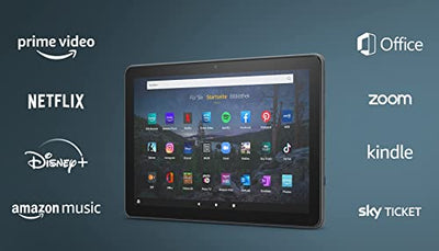 Amazon Fire HD 10 Plus-Tablet, Zertifiziert und generalüberholt | 25,6 cm (10,1 Zoll) großes Full-HD-Display (1080p), 64 GB, Schiefergrau – mit Werbung |
